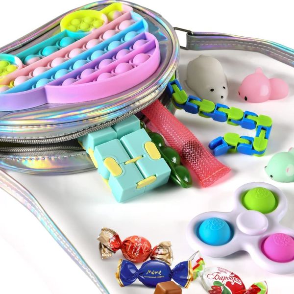 New Kid's Pop Fidget Bag PREFILLED with Fidget Toys $17.99 (reg $30)