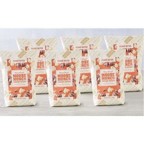 6-Bags Moose Munch Premium Peanut Butter Popcorn