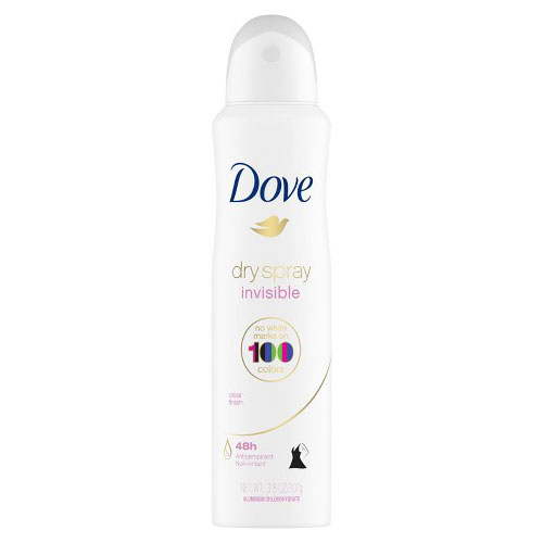 3 Pack of Dove Men's or Women's Invisible Dry Spray Antiperspirant