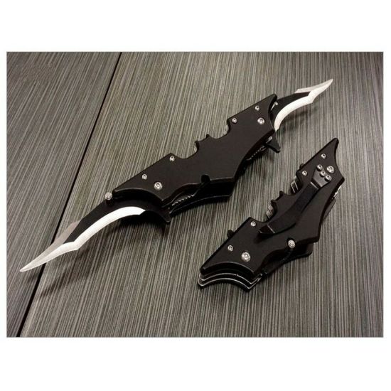 Batman Dual Blade Spring Assisted Folding Knife Incredibly Unique Order 2 Or More And Shipping Is Free Immediate 13 Deals