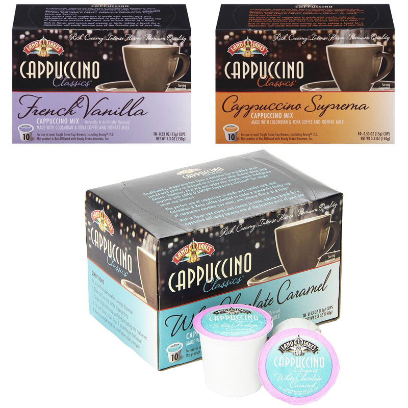 Lakes Cappuccino Single Serve K-Cups 