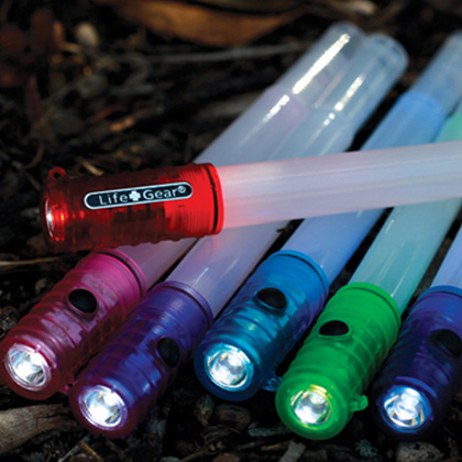 glow stick flashlight whistle