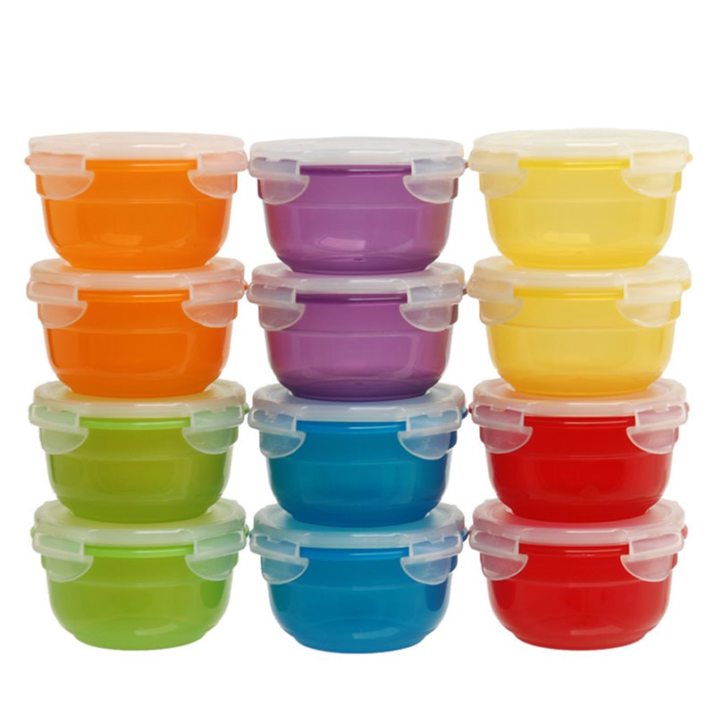 Lock & Lock 12 piece Multi-Color Twist Lid Storage Set 