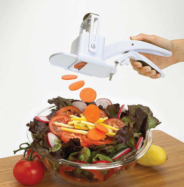 Speed Prep One Handed Mandoline Slicer, Grater, Julienne DFL