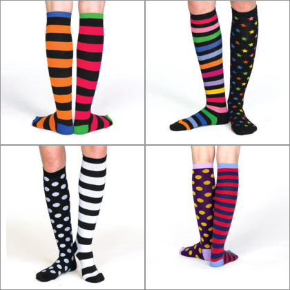 3 Pairs of Fun Mismatched Socks - Because Normal Is Not Fun! - SHIPS ...