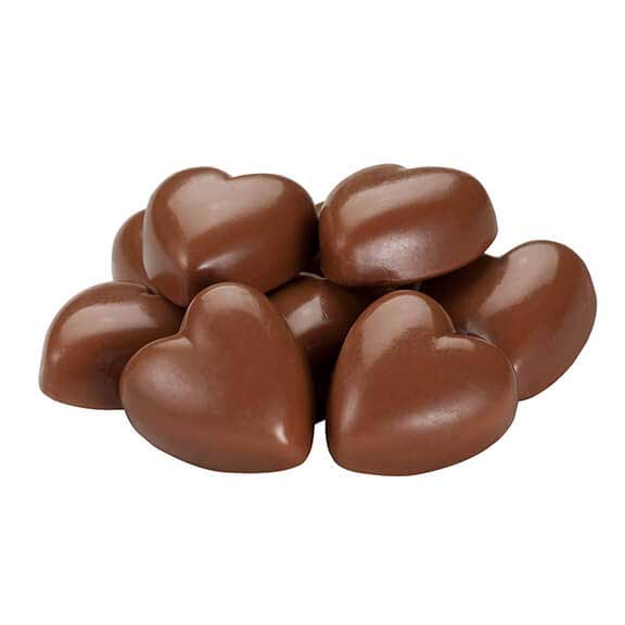 Milk Chocolate Hearts Filled with Caramel 7 oz Box SHIPS FREE! 13