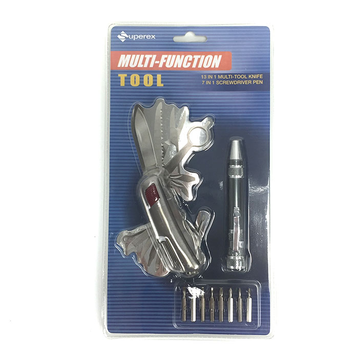 FREE 13In1 MultiTool Knife and 7In1 Precision Screwdriver Pen