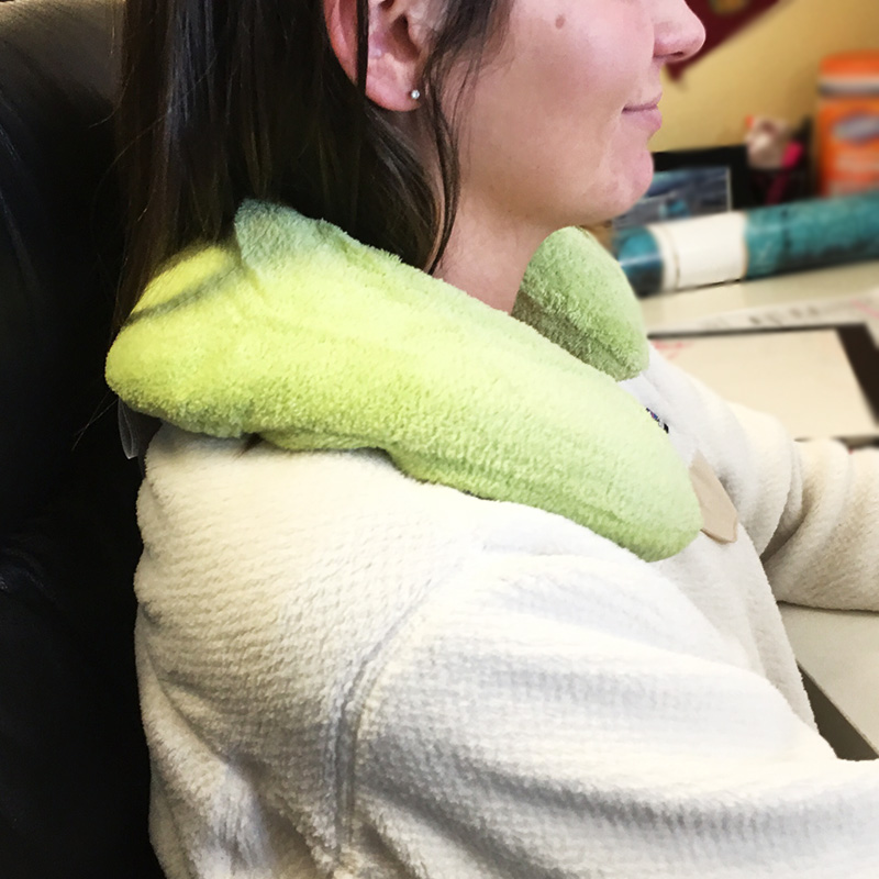 Stress Relief Microwavable Neck Pillow or Comfort Booties w/Lavender and Chamomile Hot AND