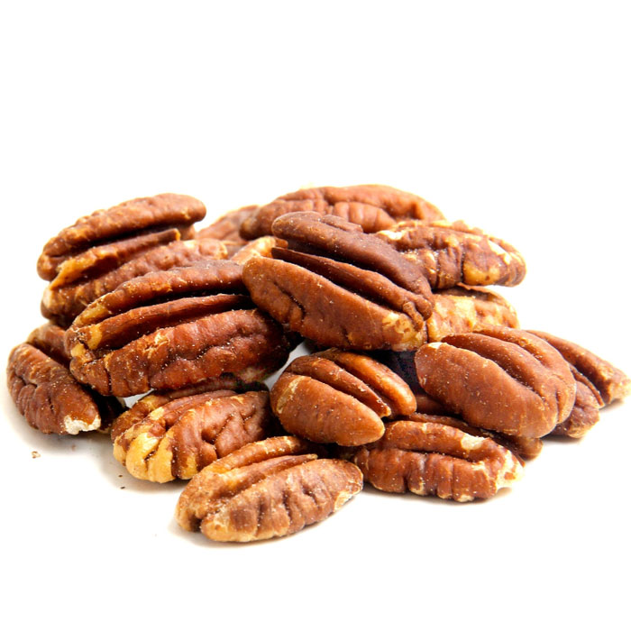 2 POUNDS of Roasted and Lightly Salted Jumbo Pecan Halves You will