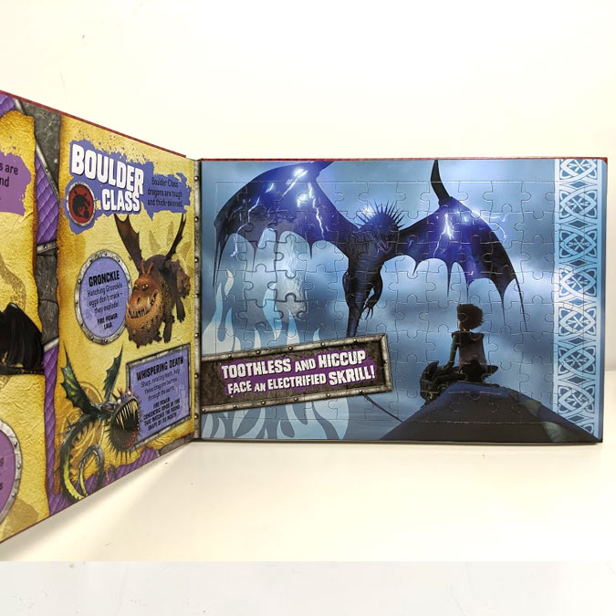 How to Train Your Dragon Deluxe Jigsaw Book Huge size with many