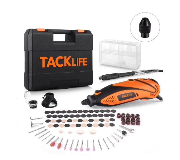 TACKLIFE Rotary Tool Kit Versatile Accessories and 4 Attachments and Carrying Case 13 Deals