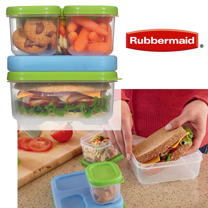 Rubbermaid Lunchblox Kit With Stay Cool Freeze Pack Microwave