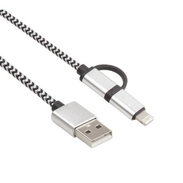 3 Pack of 2in1 Lightning iPhone Cables You get THREE lengths 3