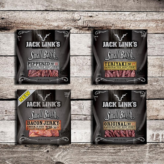 Jack Link's Small Batch Variety Pack Bacon Jerky, Teriyaki, Original