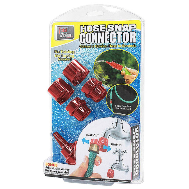 Snap On Hose Connector Set Instant Garden Hose Connectors & Pressure