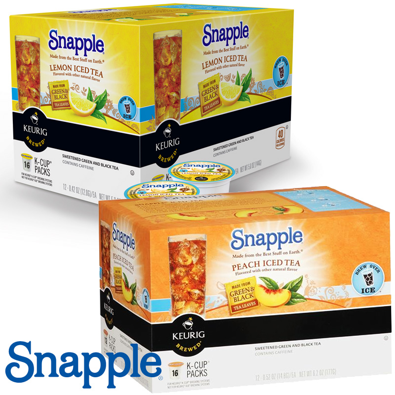 48 Pack of Snapple Iced Tea Kcups Lemon or Peach SHIPS FREE! 13