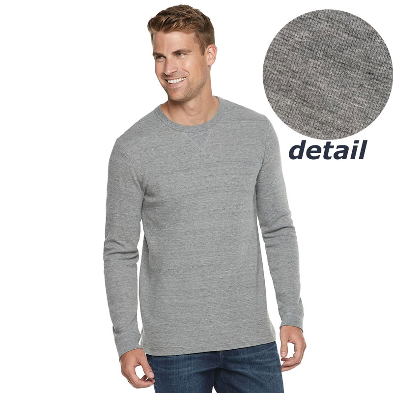 Men's Sonoma Knit Long Sleeve Shirt - Super Soft and Warm! - 13 Deals