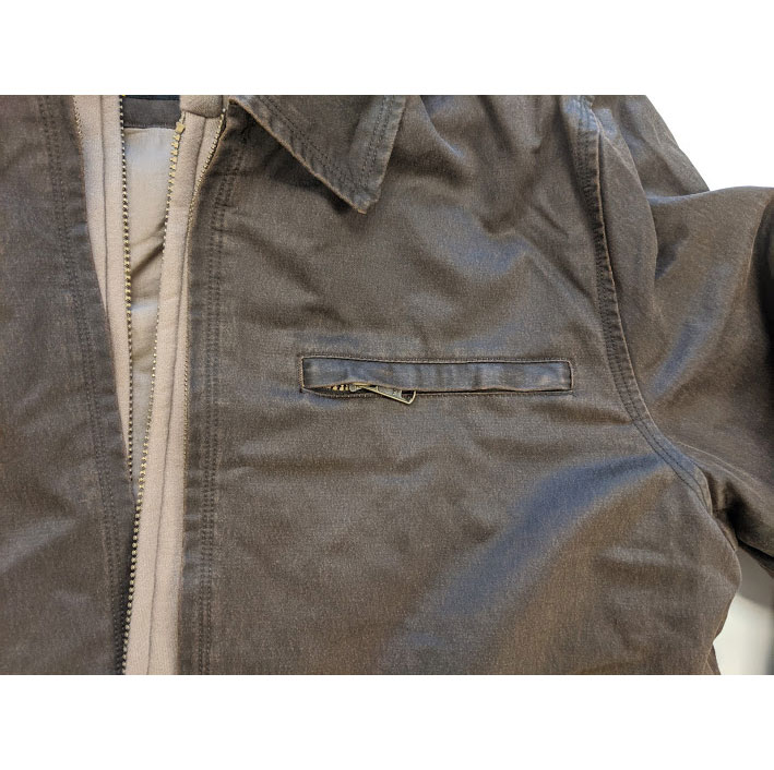 Stanley Coated 'Antique' Cotton Jacket with Zip-Out Hood - This is an ...