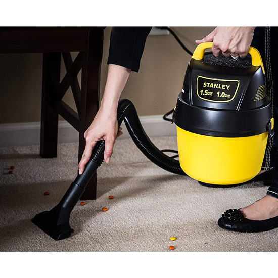 Stanley Wet/Dry Portable Vacuum with Wall Mount - Use in the house ...