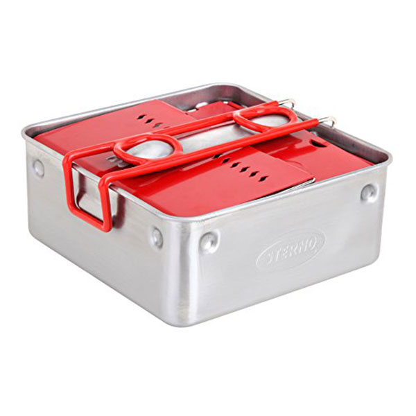 Sterno Camp Stove Kit with Frame and WindShield Panels 13 Deals