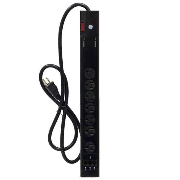 GE 7 Twist & Lock Outlets Surge Protector Protects Your Valuable