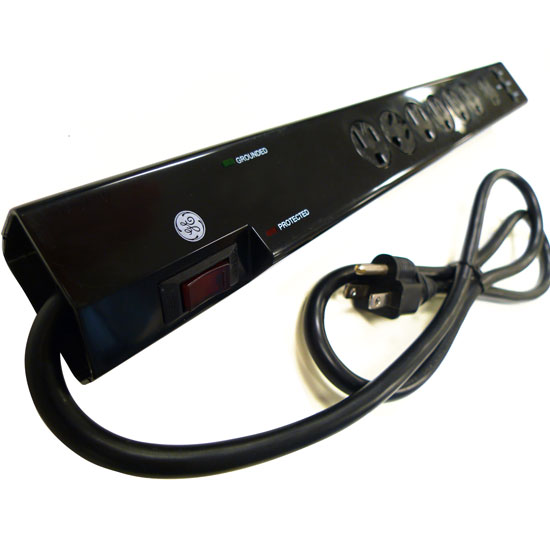 GE 7 Twist & Lock Outlets Surge Protector Protects Your Valuable