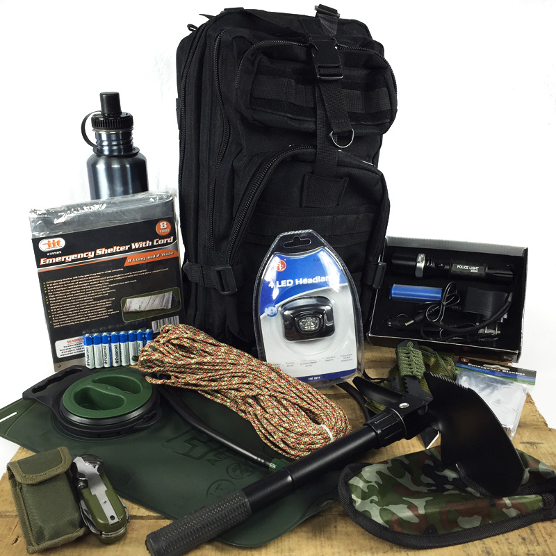 tactical survival kit backpack