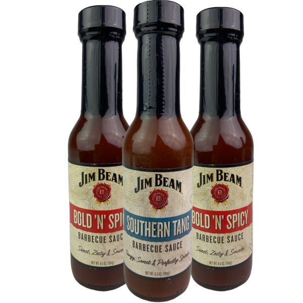 3 Bottle Set of Jim Beam Gourm...