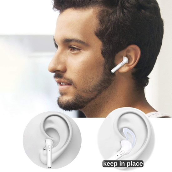 FIVE PAIRS of Bluetooth True Wireless Bluetooth In-Ear Stereo Earbuds with Mic and Charging Station 