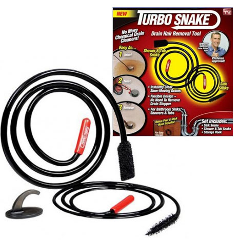 Turbo Snake Drain Hair Tool Set