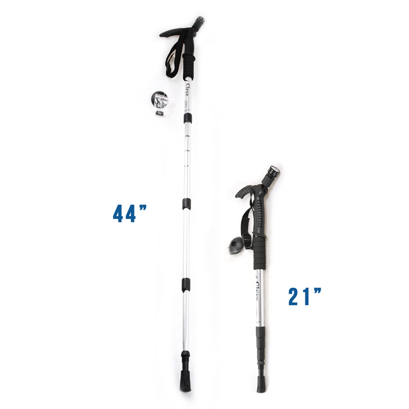 13 Deals - Anti-Shock Telescoping Walking Stick w/ 9 LED Light and Compass