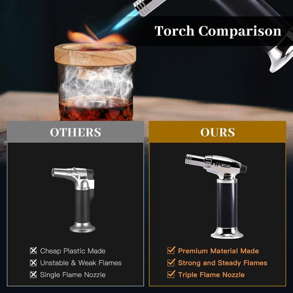 Cocktail Smoker Infuser Kit WITH Torch