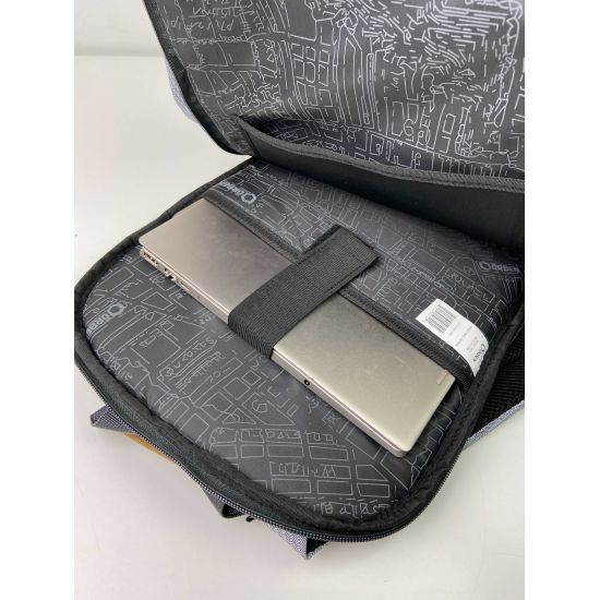 ORBEN Vintage Laptop Backpack With Leather Elements Vintage meets