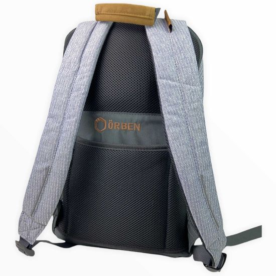ORBEN Vintage Laptop Backpack With Leather Elements Vintage meets