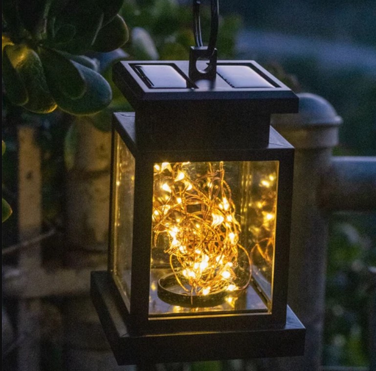 Vintage Waterproof Solar LED Lantern