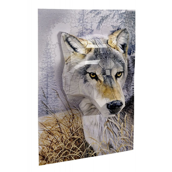 3-D BreakThrough Wolf Puzzle by Mega Puzzles - Ships FREE - 13 Deals