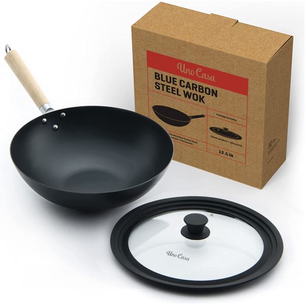 Made In Cookware - 12 Blue Carbon Steel Wok 