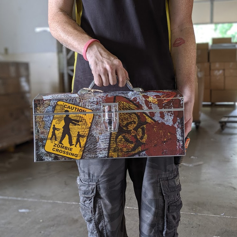$17.99 (reg $50) Sainty Art Works Zombie Art Tool Box 